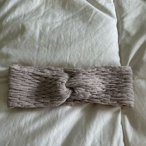 Anthropologie light purple, glittered, knot headband